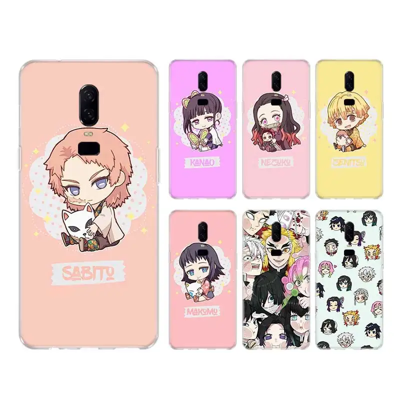 

Cartoon Demon Slayer Kawaii Case For OnePlus 9 Pro 9R Nord Cover For OnePlus 1+ 8T 8 7T 7 Pro 6T 6 5T 5 3 3T Coque Shell