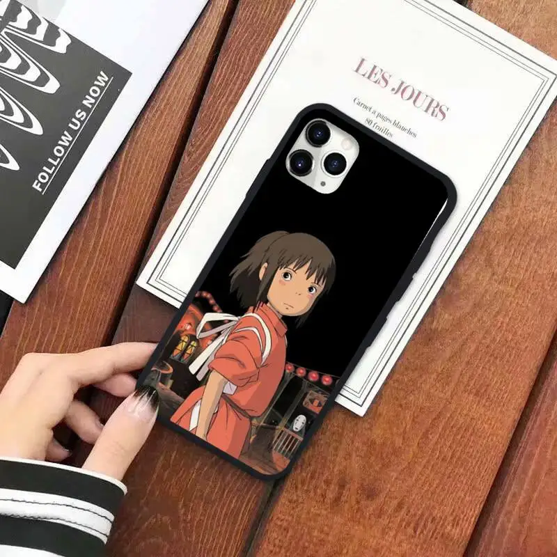 

Studio Ghibli Spirited Away anime luxury Phone Case for iPhone 11 12 pro XS MAX 8 7 6 6S Plus X 5S SE 2020 XR