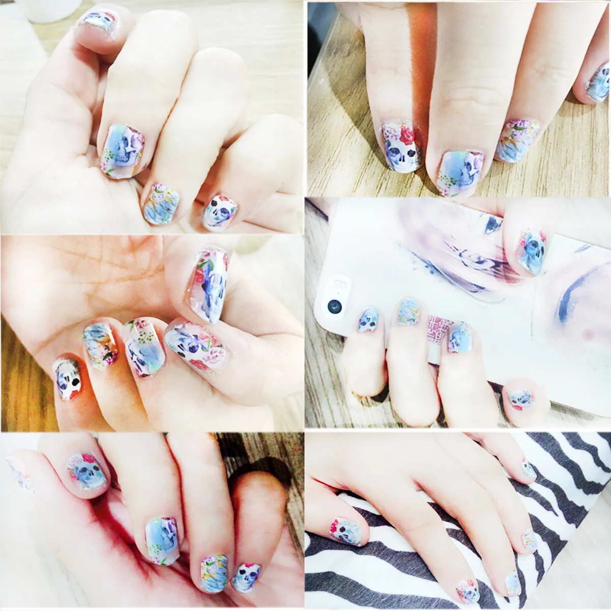 Наклейки для ногтей в стиле Хэллоуина | Игрушки и хобби