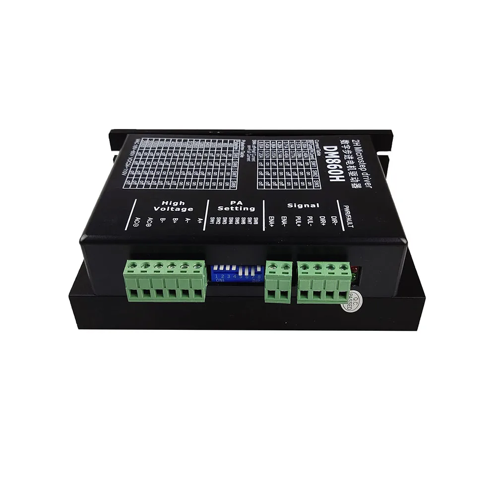 Free shipping Stepper motor driver Dm860H Microstep Motor Two-phase DC speed controller for 57 86 stepper Nema 23 34 | Обустройство