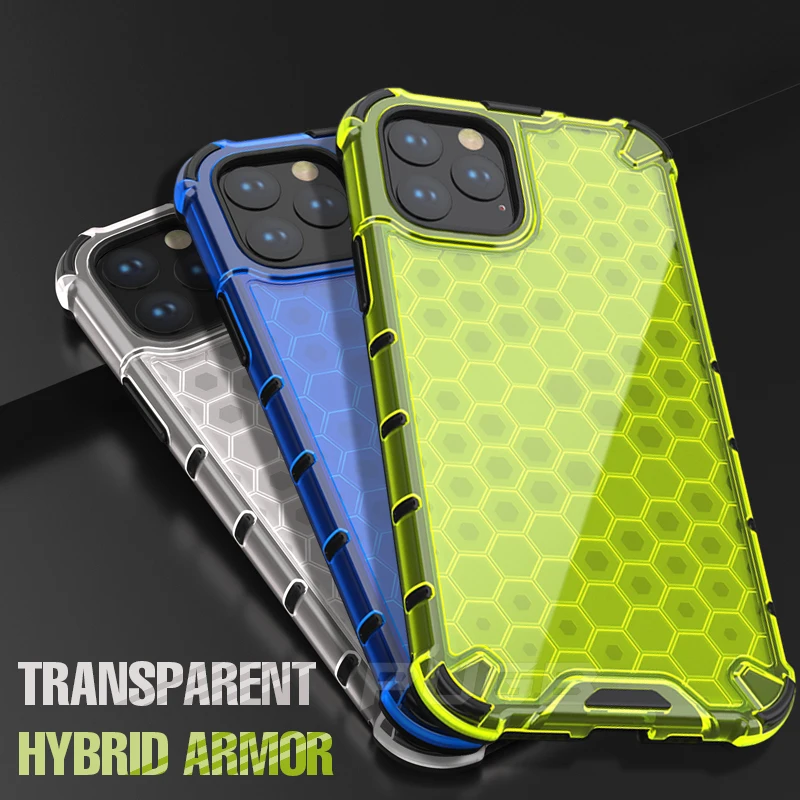 Противоударный Гибридный защитный чехол из ТПУ + ПК для iPhone 11 Pro max сотовый Жесткий