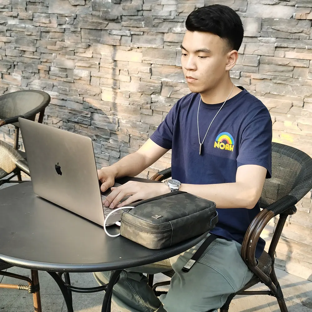 WIWU портативная электронная коробка для хранения кабелей зарядное устройство