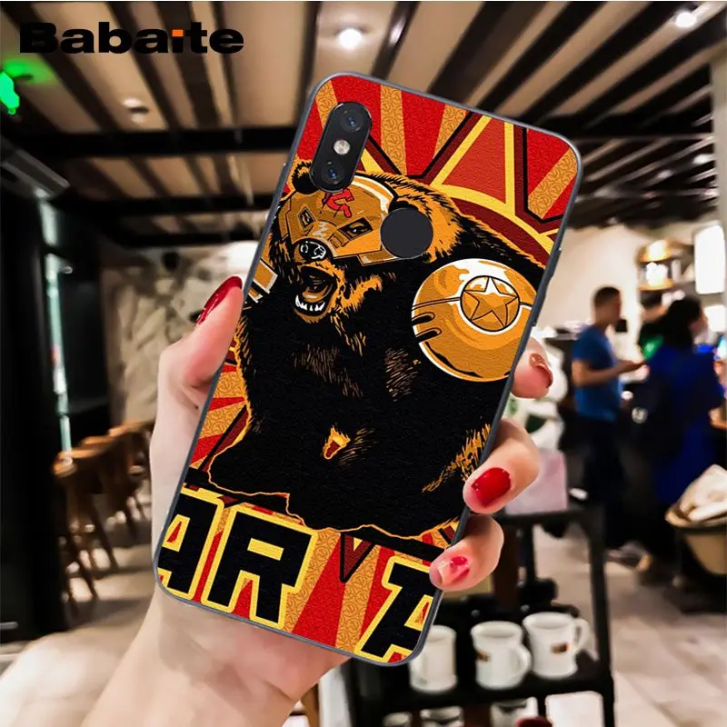 A13 Babaite для русской зимы; медведь чехол для телефона чехол для Xiaomi MiA1 A2 lite F1 Redmi8 6A 4X 5Plus S2 Note7 8Pro 5A 7A - Цвет: A13