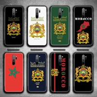 morocco flag passport phone case for redmi 9a 9 8a 7 6 6a note 10 9 8 8t pro max k20 k30 pro