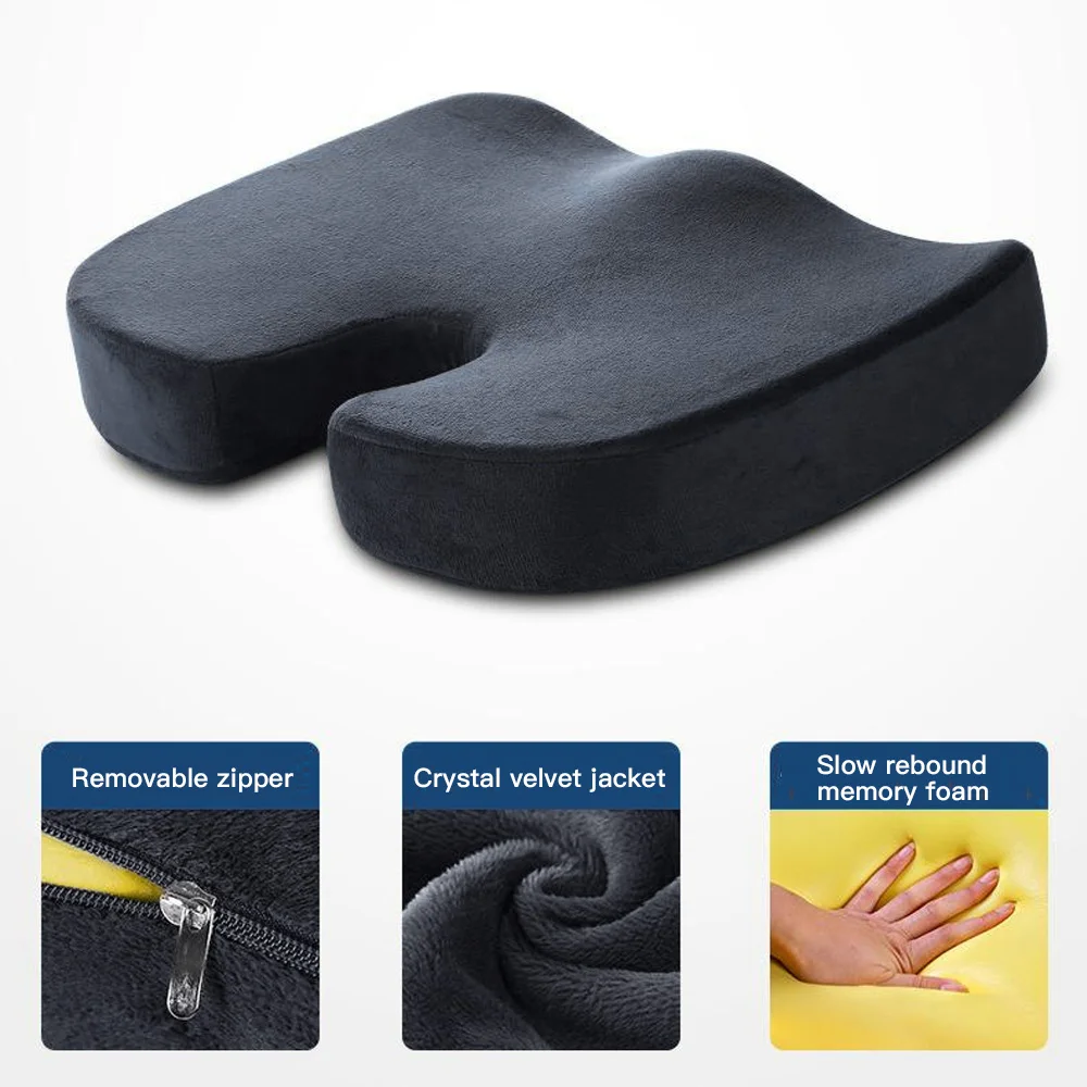 

High quality Memory Foam Non-slip Cushion Pad Inventories,Adjustable Car Seat Cushions,Adult Car Seat Booster Cushions