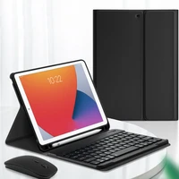 for ipad 7th 8th generation case with keyboard for ipad 10 2 case pro 11 2021 air 4 2020 10 9 air 2 9 7 air 3 case mouse funda