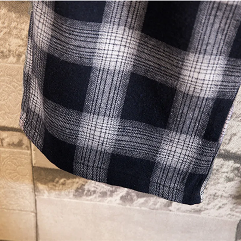 

Hzirip 2021 New Spring Hot Men's Casual Loose All-Match Plaid Hip-Hop Stretch Mid-Waist Breathable Fashion Male Harem Pants