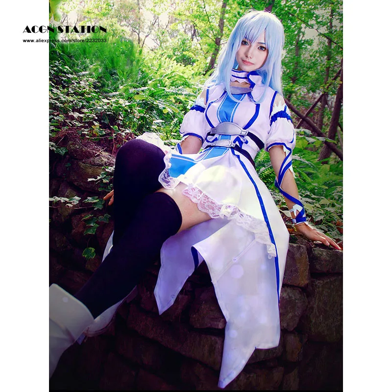 Бесплатная доставка искусство меча онлайн Yuuki костюм Asuna для косплея