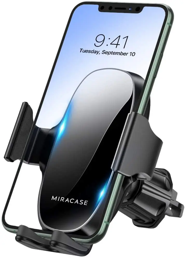 

[2021 Upgraded] Miracase Car Phone Mount, Air Vent Cell Phone Holder for Car, Universal Car Phone Holder Cradle Compatible with