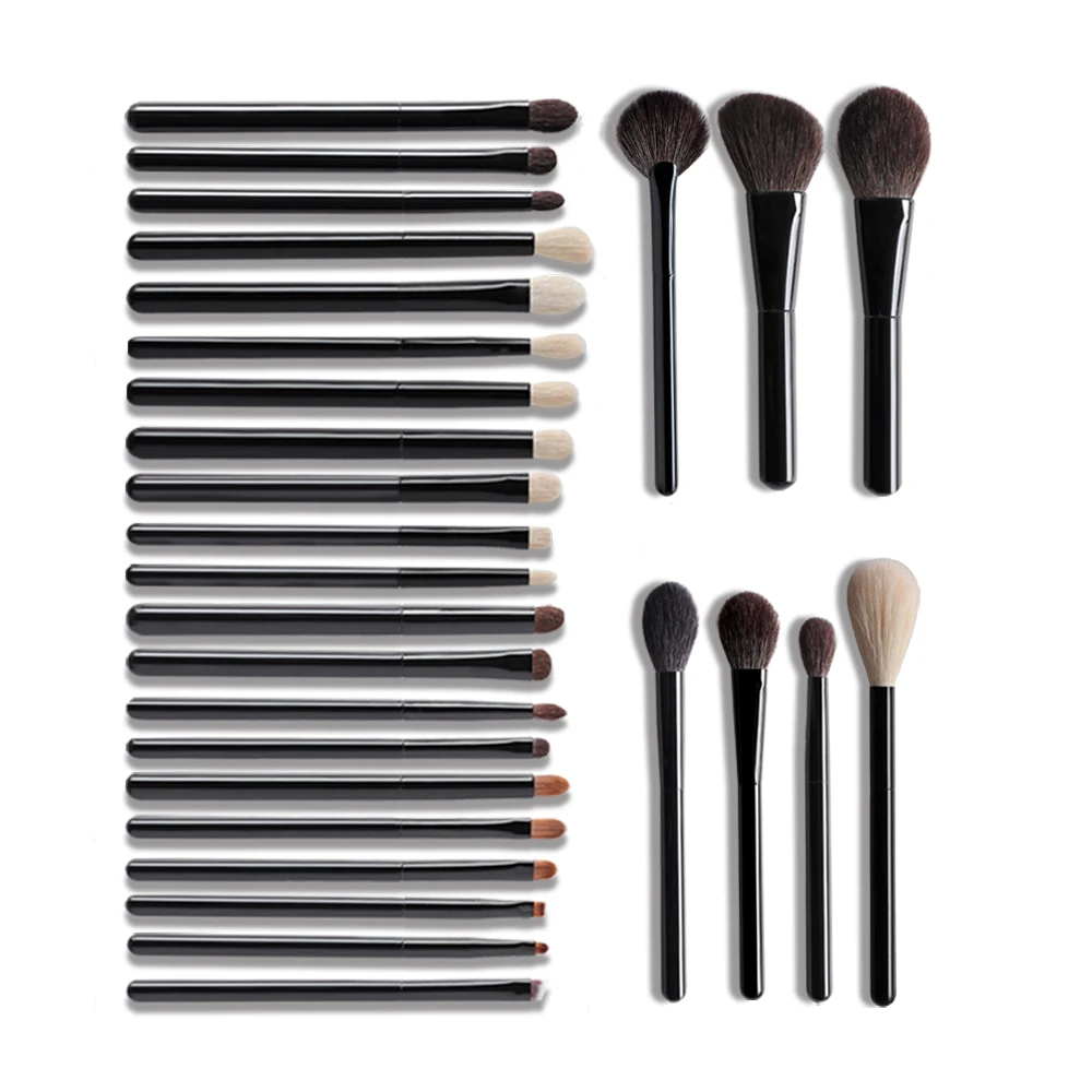 

OVWDLH makeup brush set eye shadow liquid foundation makeup tool eyeliner goat hair eyebrow brush makeup brush