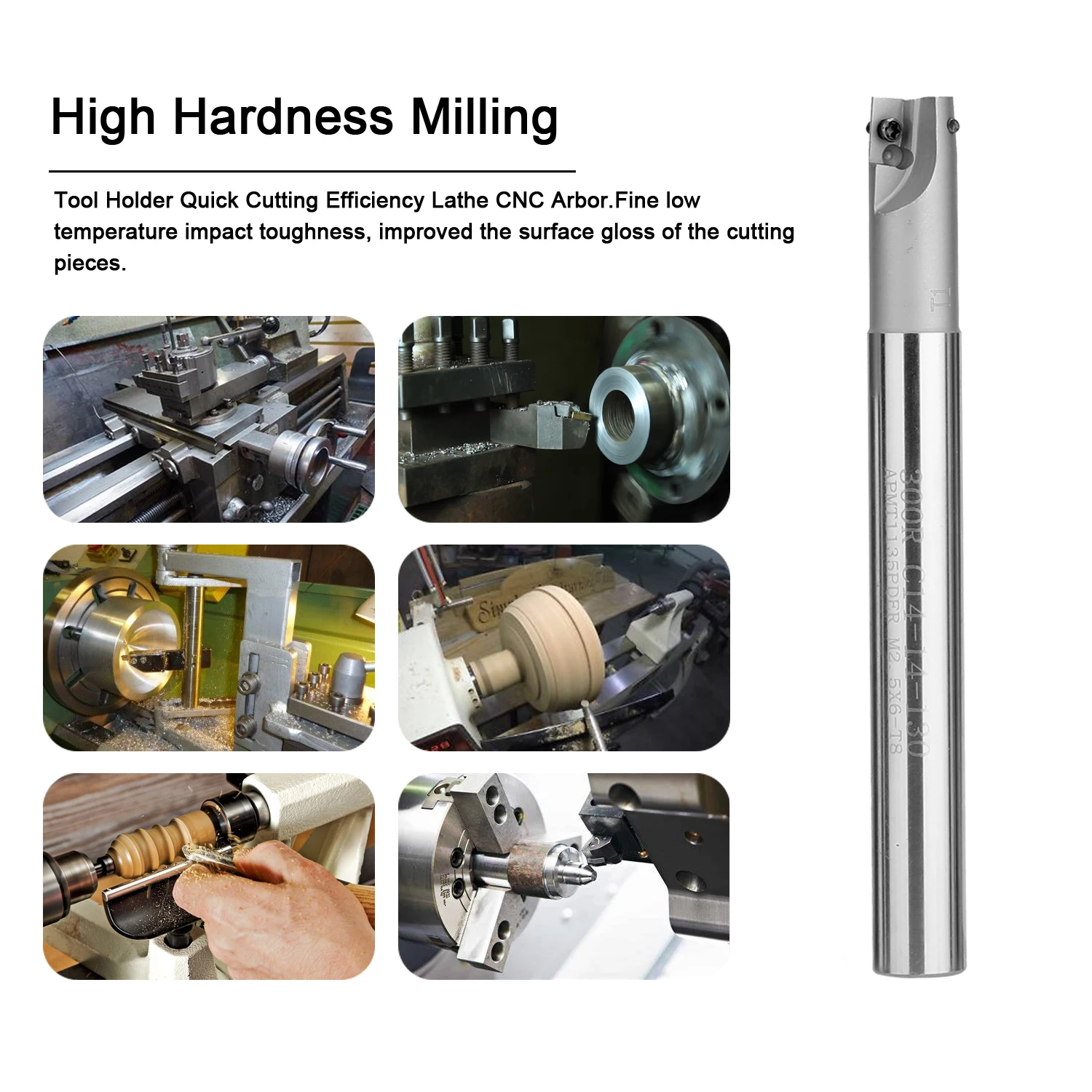 Держатель фрезерного инструмента высокой твердости высокоэффективный токарный