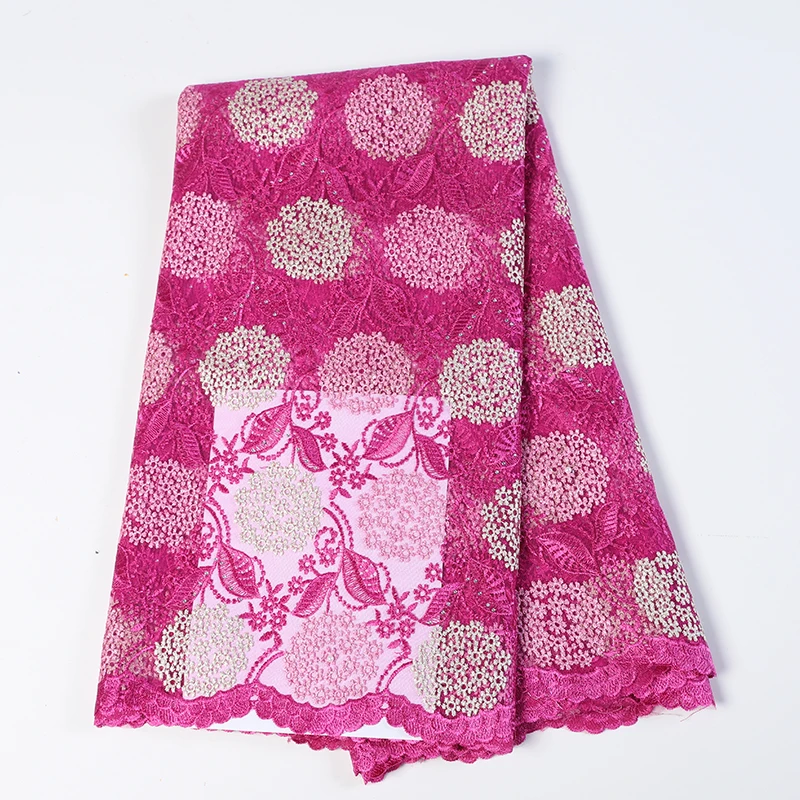 Горячая Распродажа африканская кружевная ткань высокого качества с вышивкой