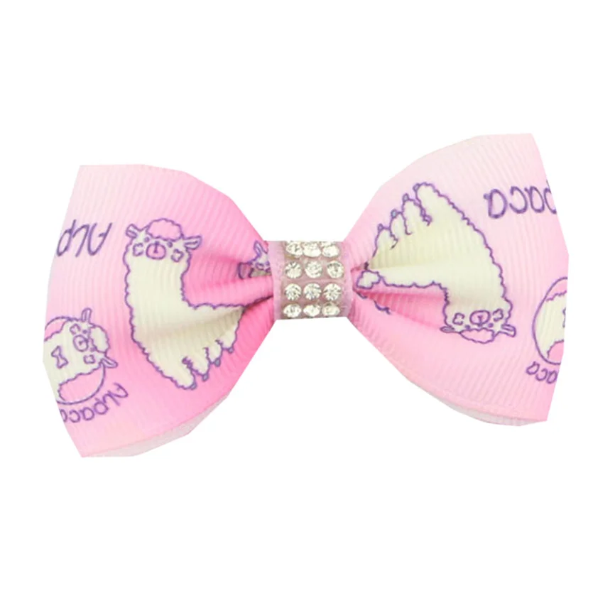 Baby Hair Clips Gift Toddler Girls Kids Hairclips Lovely Sweet Bowknot Hairpin Printing Rhinestone Clip Accessories | Детская одежда и