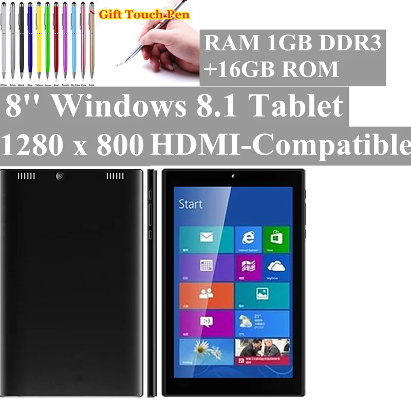 

10,1-дюймовый Планшет Cherry Mobile Windows 8,0, 1 ГБ DDR3 + 16 ГБ ROM, 8,1x1280 IPS экран, HDMI-совместимый, две камеры