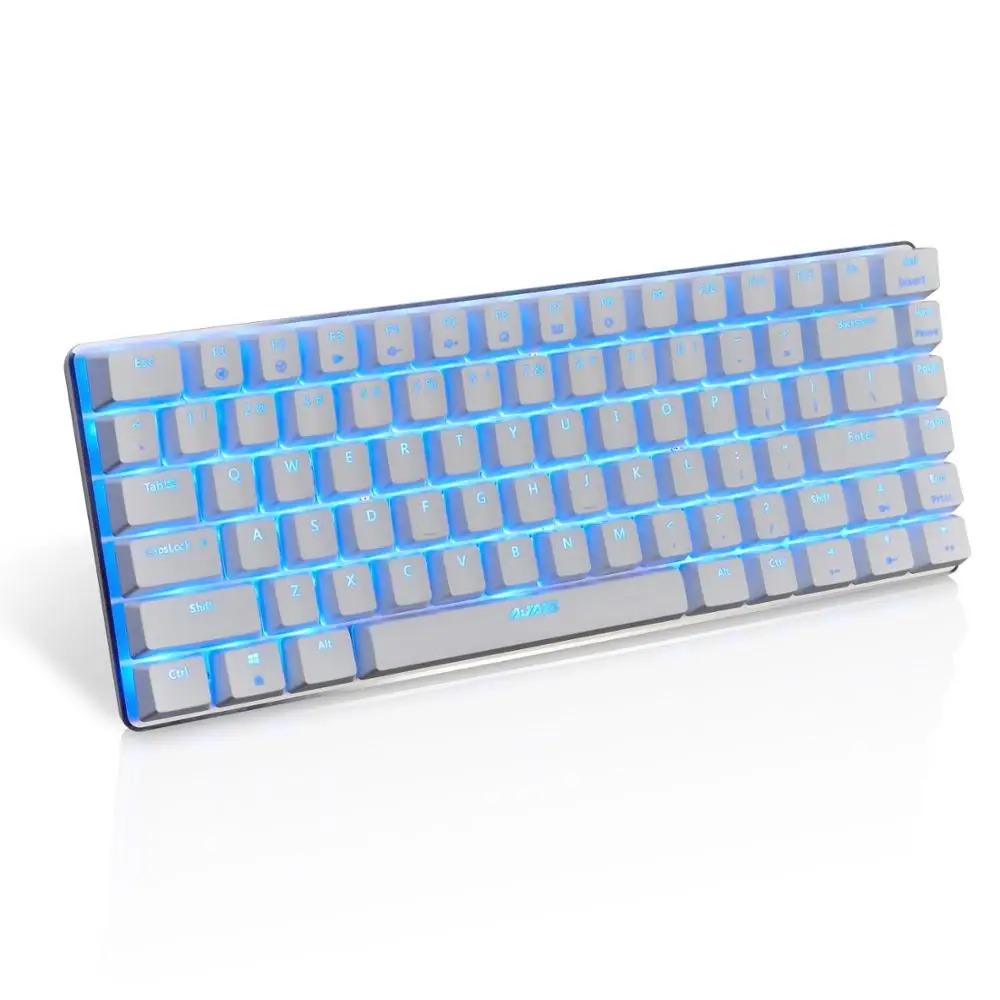 Механическая игровая клавиатура USB Проводная с 18 режимами RGB подсветкой 82 клавиши