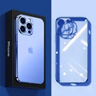 Роскошный прозрачный чехол с квадратной рамкой для iPhone 13 12 11 Pro Max Mini X XR XS 7 8 Plus SE 2020, прозрачный мягкий силиконовый чехол