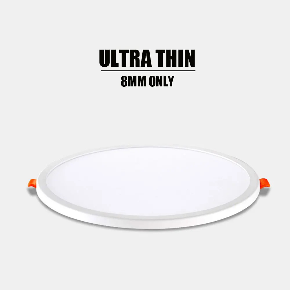 Светодиодный Панель вниз светильник 6w 8w лампы для потолка Слим Ультра тонкий