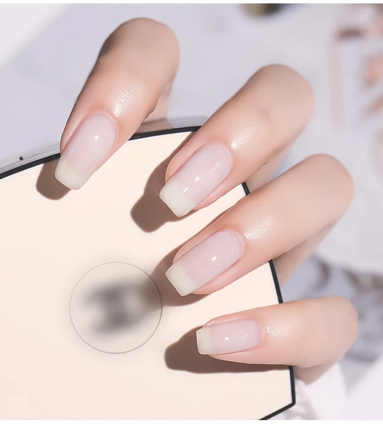 MSHARE молочно белый резиновый базовый Цветной Гель лак для ногтей телесный розовый