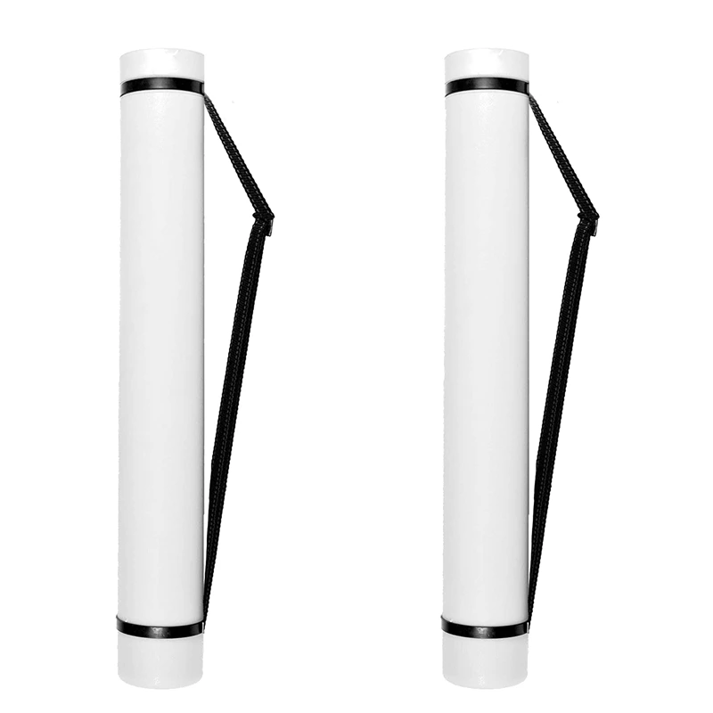 

Retractable Poster Tube Shoulder Strap and Handle Portable Durable Round Storage Box