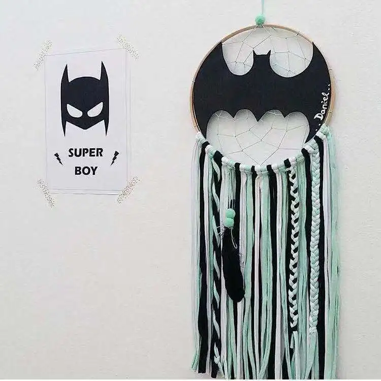 

1PCS Ins Wind Cartoon Animal Dream Catcher Koala Bat Wooden Wind Chime Tapestry Pendant Wall Decoration
