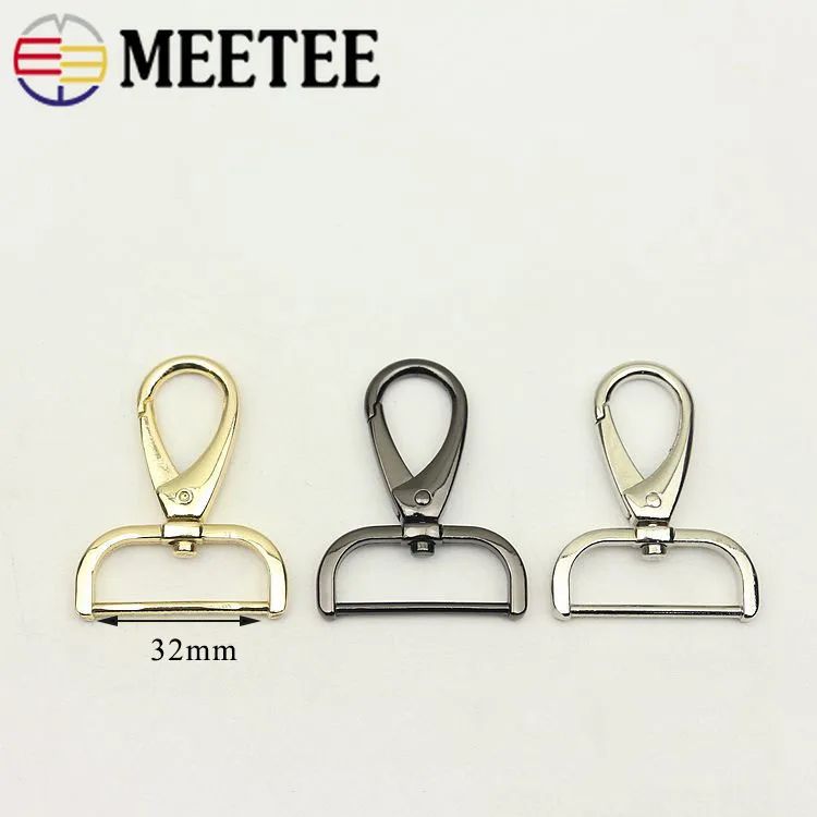 10/30pcs16/20/25/32 мм металлический LuggageSwivel триггер Зажимы Пряжка оснастка застежками