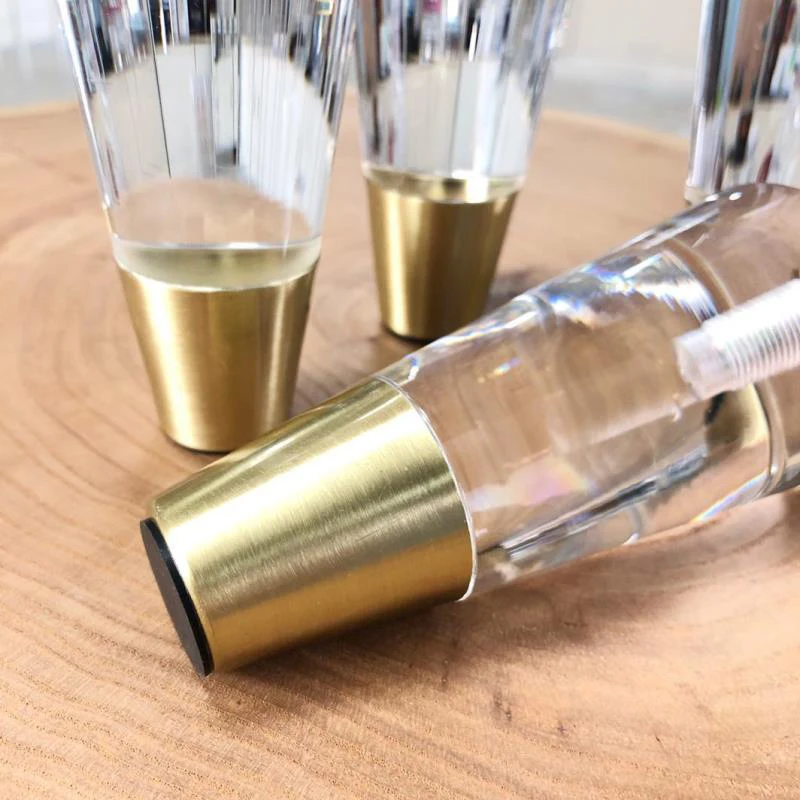 

4Pcs Acrylic Sofa Legs Clear Round Furniture Legs Replacement for Home Chairs Bed Drawers Cabinet Ottoman Coffee Table