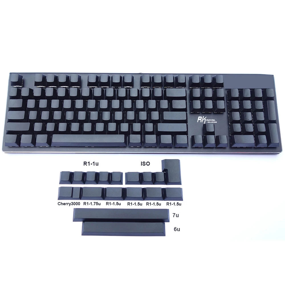 NPKC 121 ключ один Цвет вишня профиль пустой толстые PBT ANSI ISO для MX переключатели