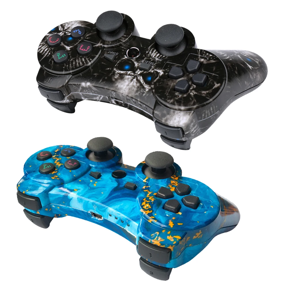 100% хороший беспроводной контроллер для ps3 Bluetooth Playstation 3 Dualshock4 вибрационный