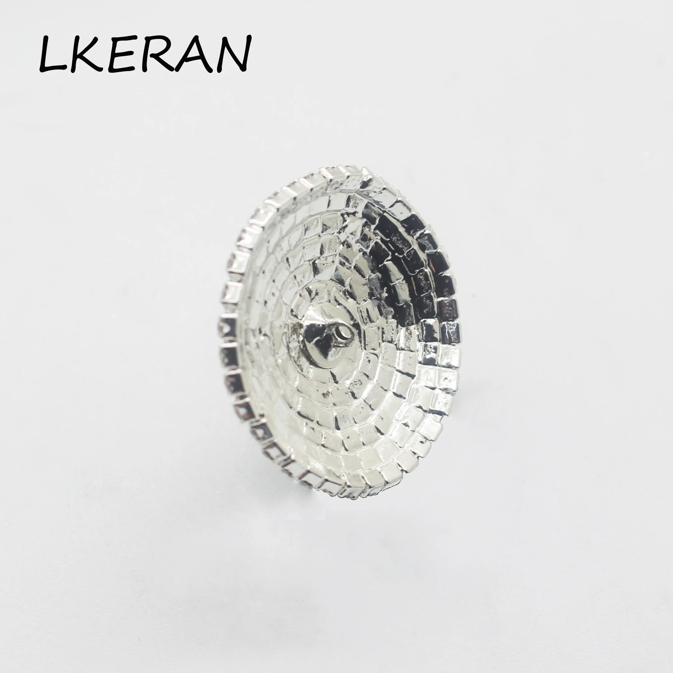 Новая мода 30 мм круглая черепаха раковина кристалл горный хрусталь Кнопка