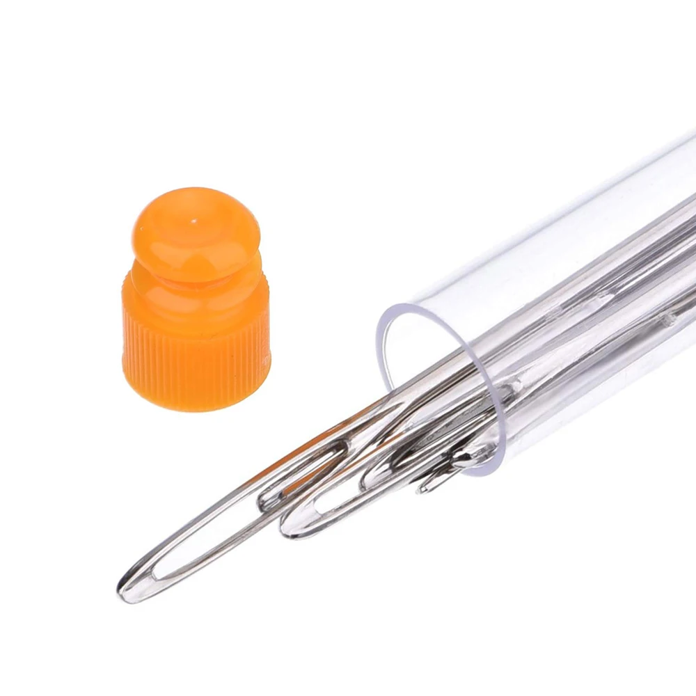 9 шт. тупые иглы стальные большие спицы Трикотажные Иглы для швейной машины набор