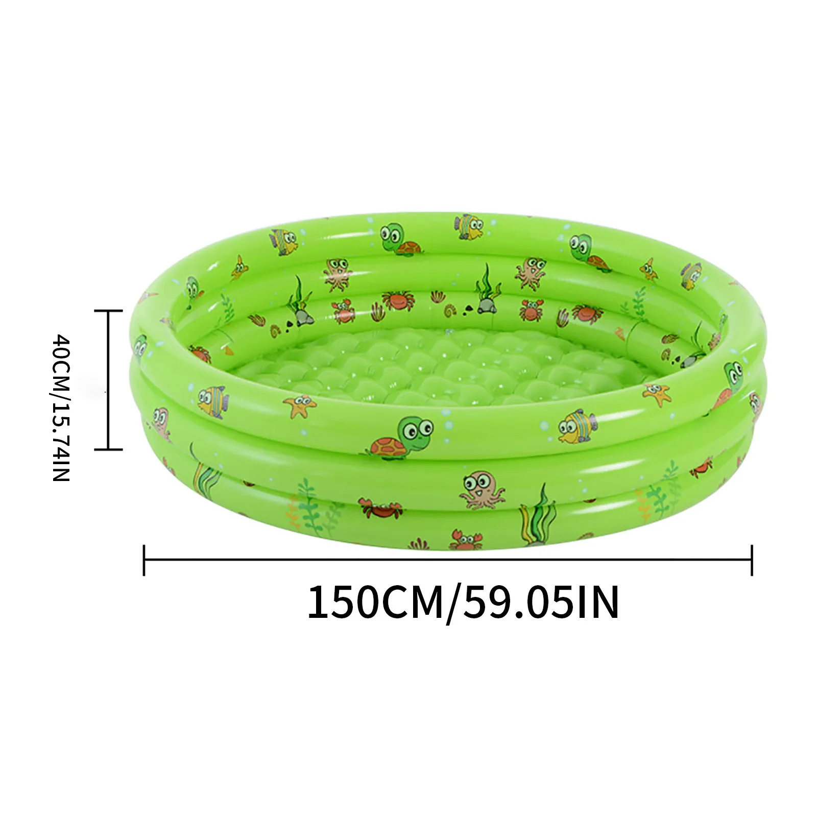 

Summer Kids Inflatable Swimming Pool Home Baby Swimming Pool Paddling Play Inflatable Bathing 3 Layer Bathtub Water Fun