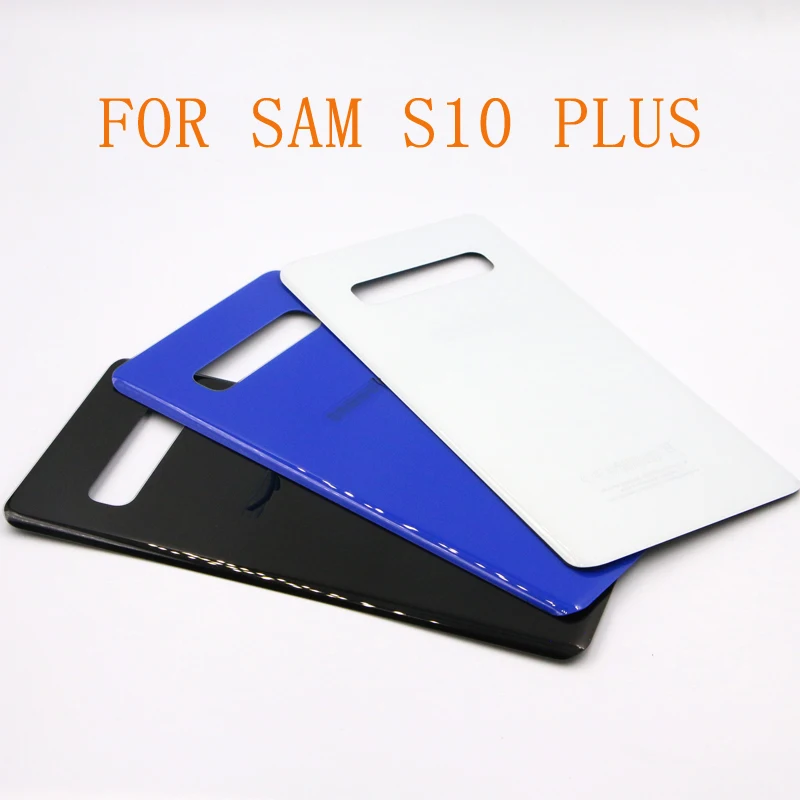 Electermi 10 шт. БЕСПЛАТНАЯ ДОСТАВКА S10 plus + задняя крышка корпуса батарея настоящая