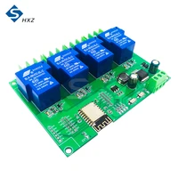 4 channel esp8266 wifi relay module esp 12f development board 30a dc7 28v 5v power supply wireless control for arduino