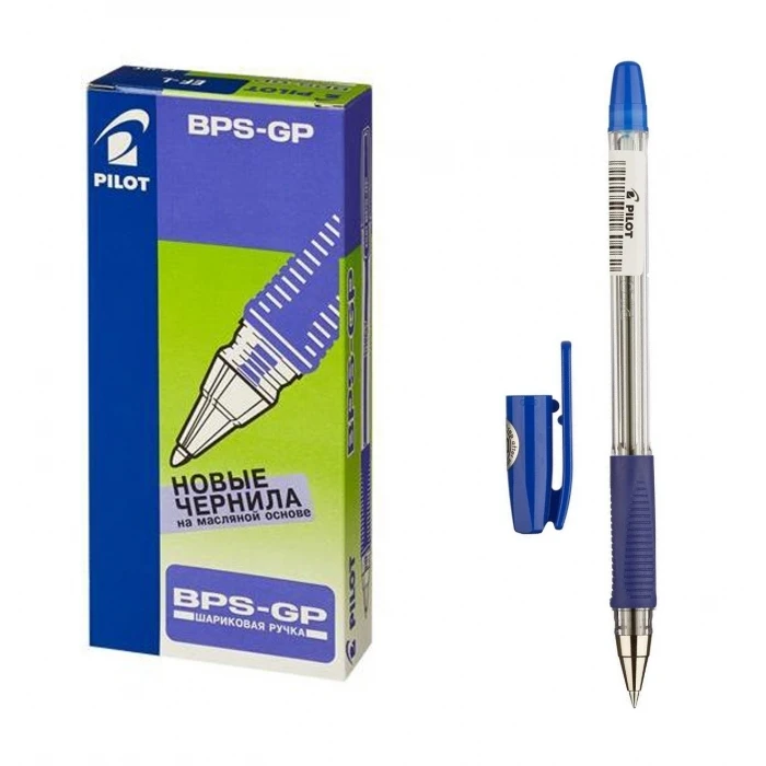 Ручка шариковая PILOT BPS-GP синяя 0 5мм. 12шт |