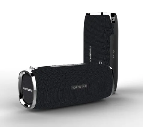 Black HOPESTAR A6 Bluetooth динамик Портативный беспроводной громкий динамик звуковая система 3D стерео портативный Настольный водонепроницаемый большой внешний аккумулятор Саундбар - Цвет: Black