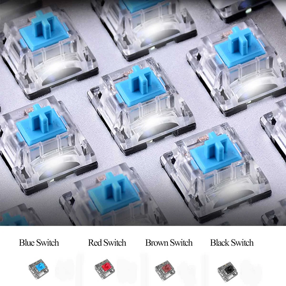 

FEKER 87 Keys Mechanical Keyboard Outemu Switch White Backlit NKRO Brown Blue Red Black Switch Keyboard ABS Double-shot Keycap