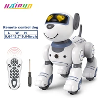 hairun robot toys electronic animals dog rc stunt dog voice command programmable touch sense music song robot dog toy for kids