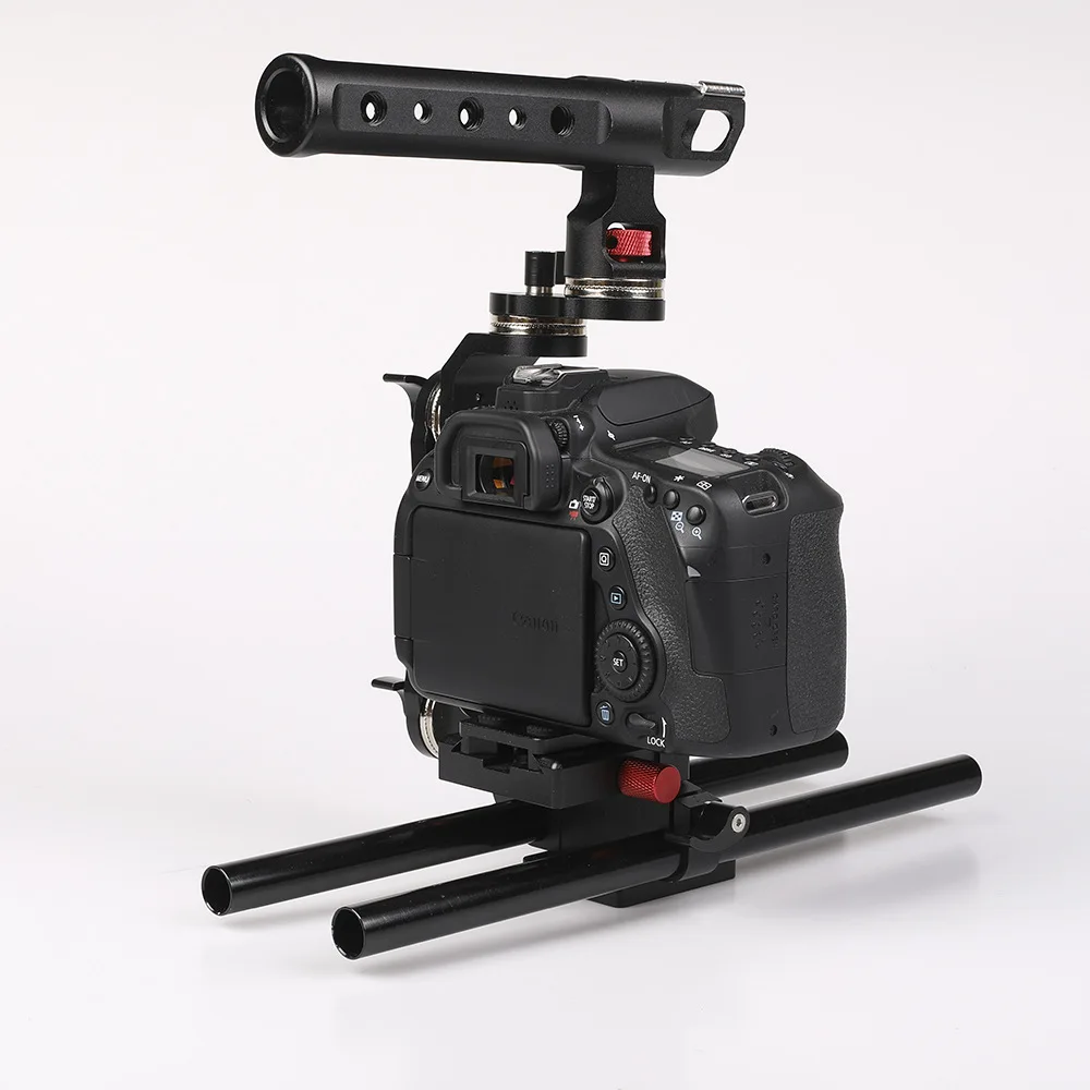 

Camera Cage Rod Rig Universal three-axis camera kit for Canon 550D 650D 700D Nikon D3100 3200 Sony A7 A7III Panasonic GH5