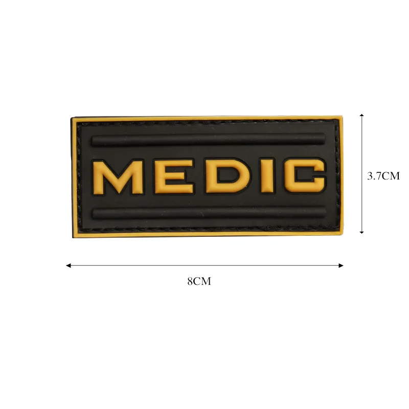 41 Пвх светоотражающий meic EMT звезда жизни многоцветный спасательный ИК-chapes армейский Крест тактическая эмблема военных действий аппликация значок - Цвет: 41