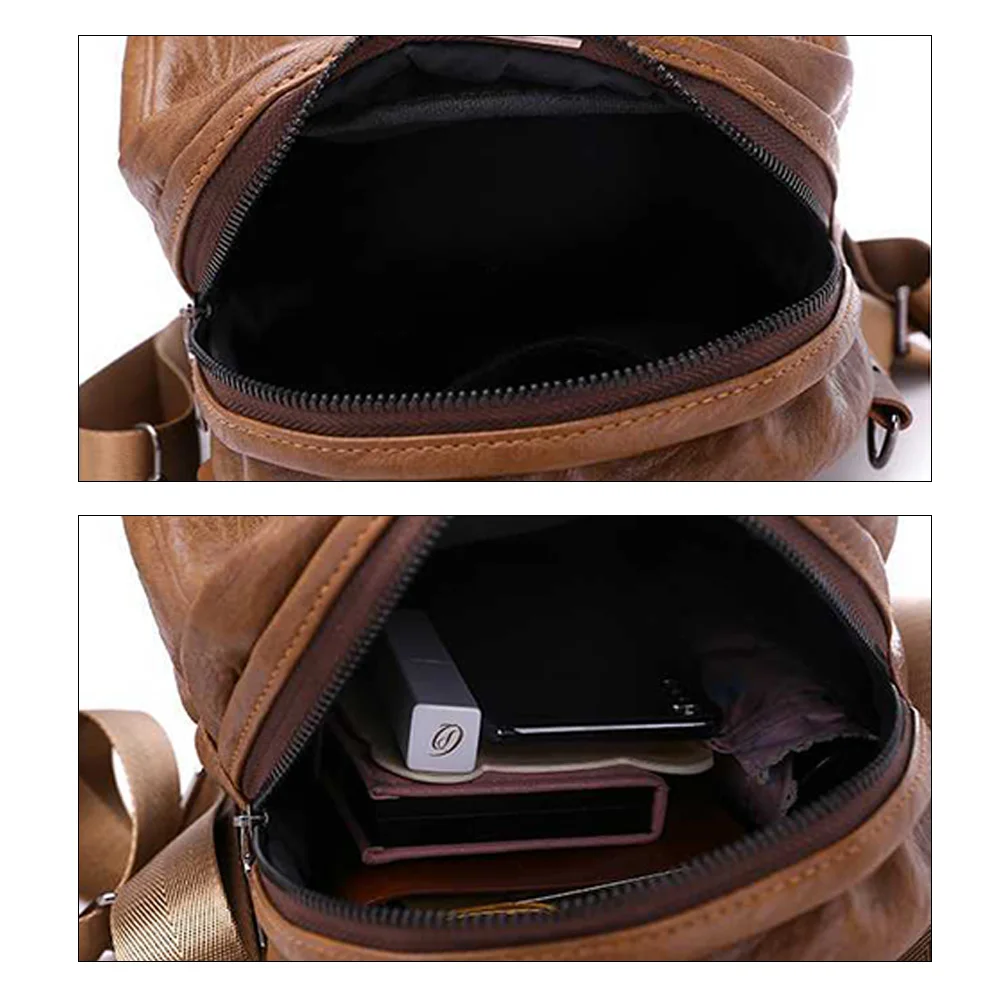 Herald Fashion женские рюкзаки качественные кожаные большие школьные сумки на плечо