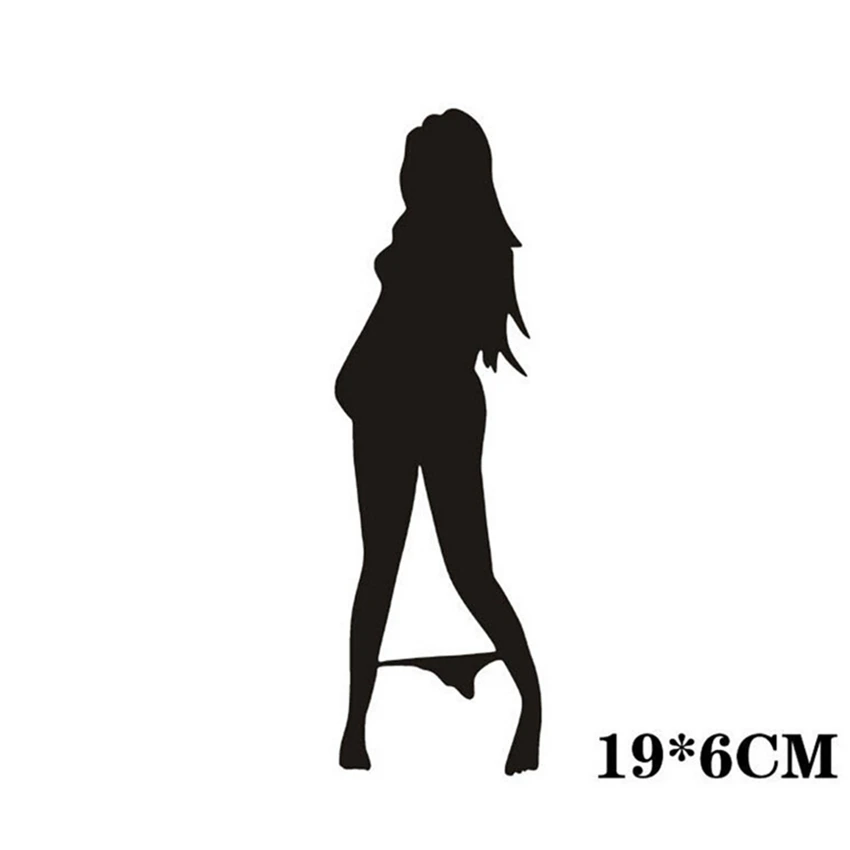20Pcs/Lot Car Sticker Black White Bikini Beauty Sexy Girl Anime Styling Window Vinyl Decal Car-styling Accessories Stick | Автомобили и
