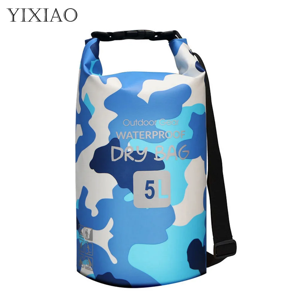 Outdoor Camouflage Waterproof Dry Bag Pack Sack 5/10/15/20/25/30L Kayaking Rafting River Trekking Swimming Boating | Спорт и