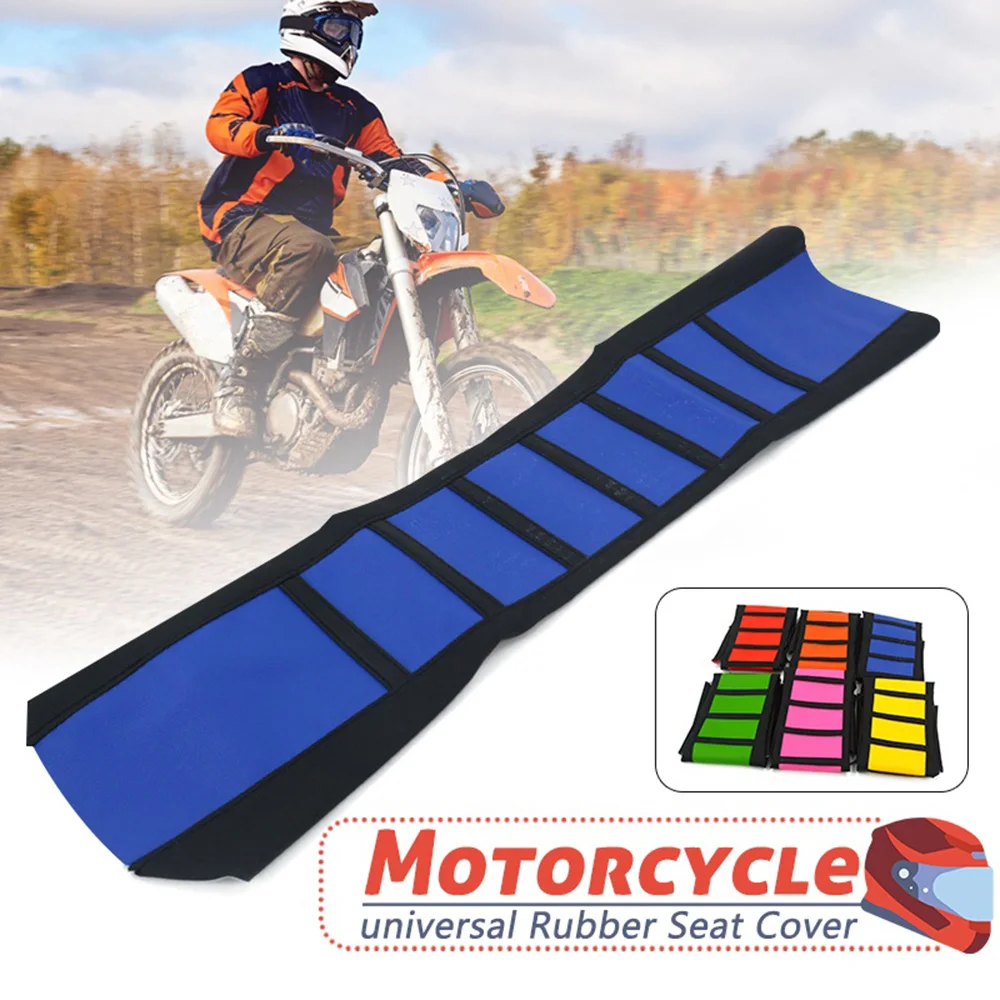 

Universal Motorcycle Seat Cover 810mm Anti Slip Motocross Seat Cover Rubber Vinyl Gripper Seat Protector Cover For Dirt Bike