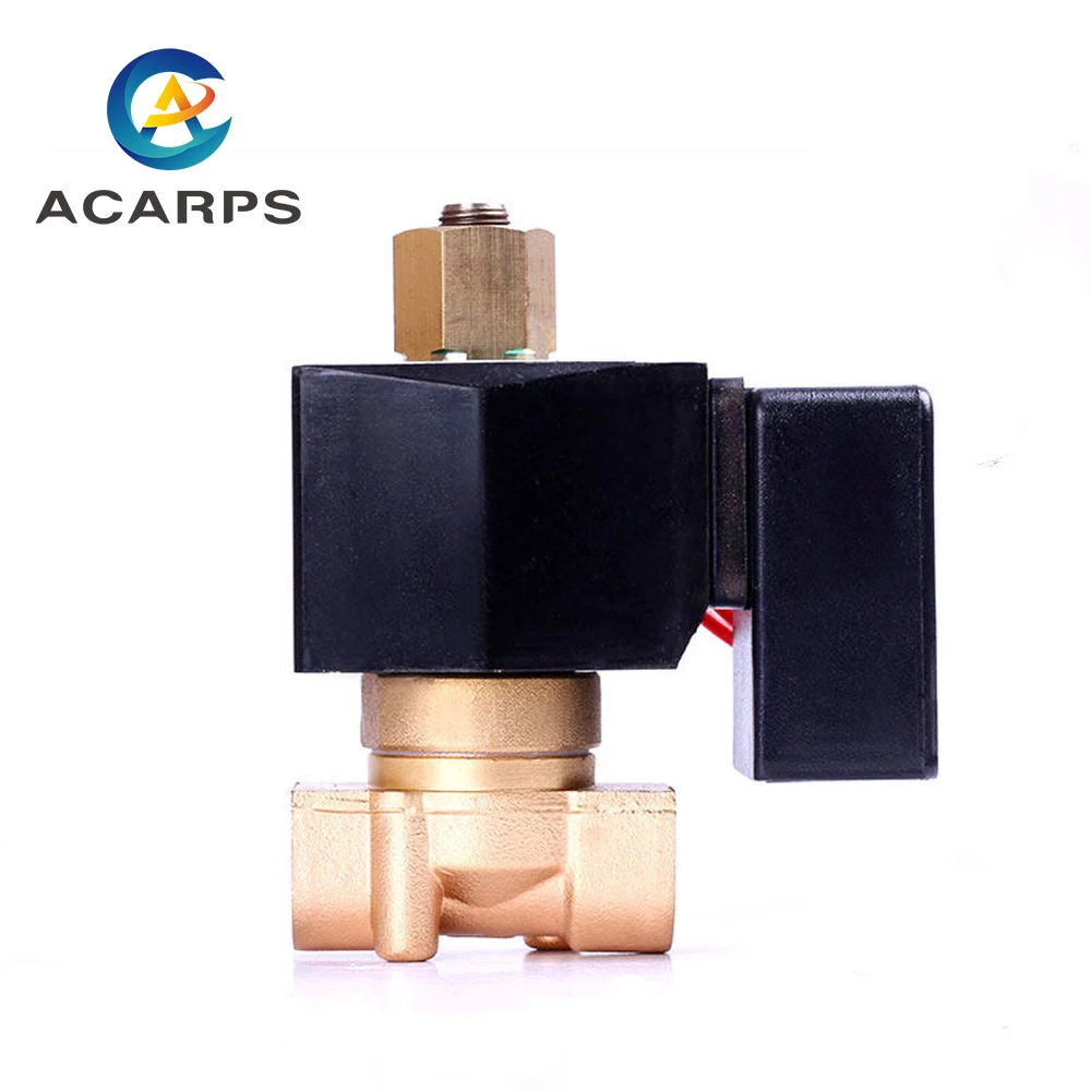 DN15 DN20 DN25 DN32 DN40 DN50 нормально открытый электромагнитный клапан 24 в 110 В 220 латунь с