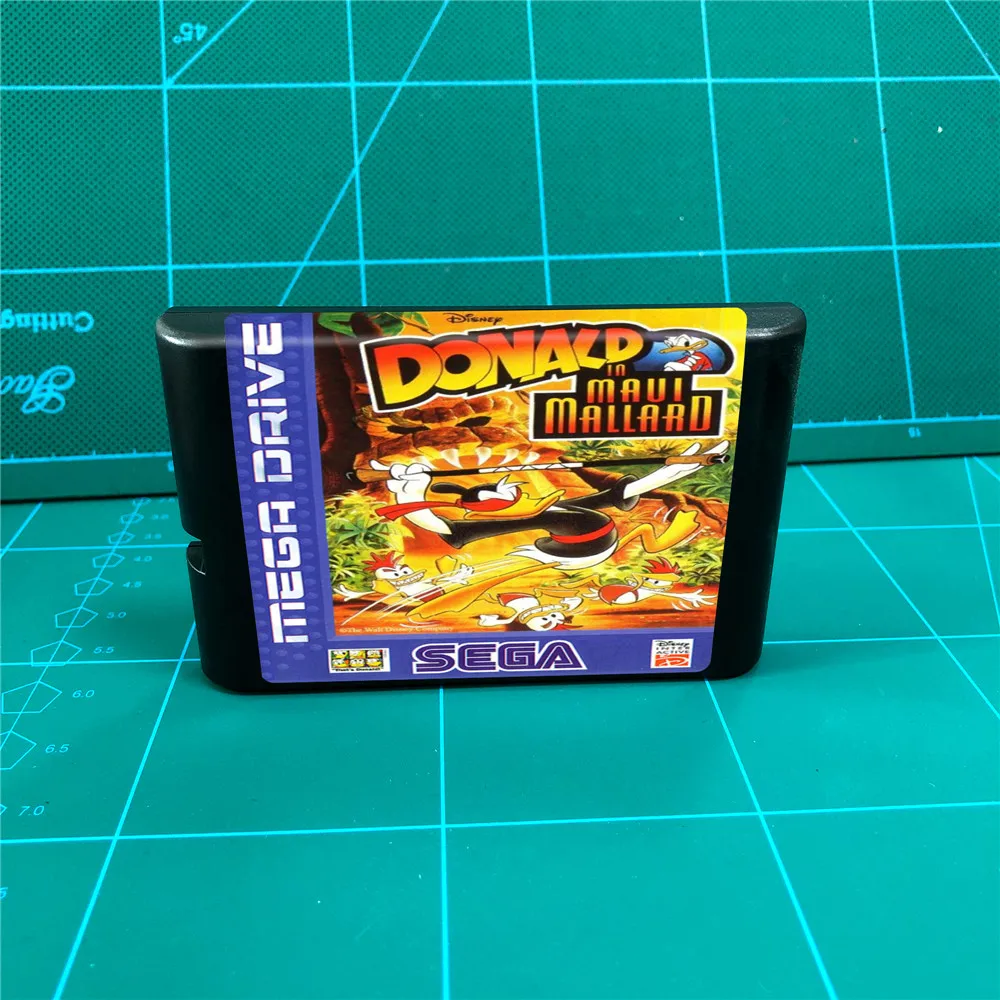 Дональд Дак в Мауи Mallard - 16 бит MD игры Картридж для MegaDrive Genesis консоли | Электроника