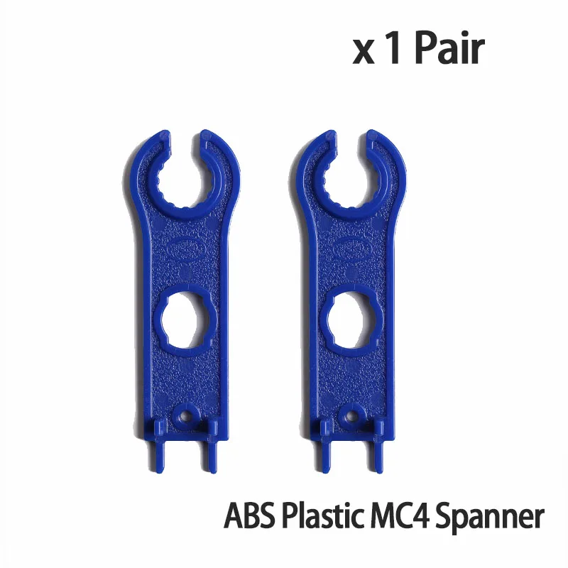 1Pair X MC4 Spanner MC4 филиал Панели солнечные разъем MC4 мужской женский 30A 1000V для PV кабель 2,5/4/6 мм солнечный модуль подключения гаечный ключ инструмент для обжима - Цвет: 1Pair X MC4 Spanner