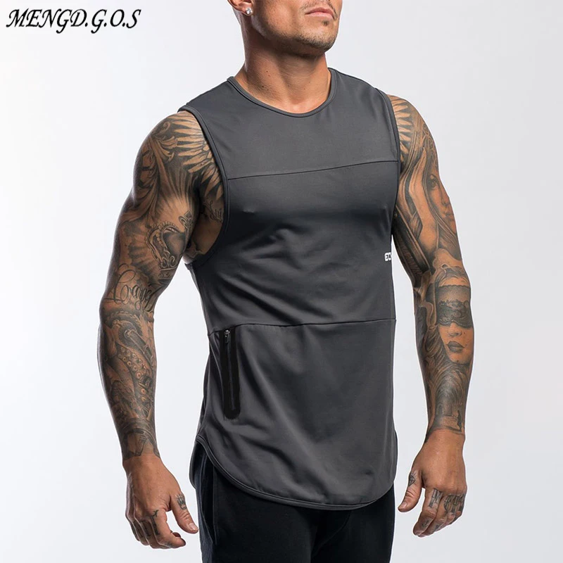 Мужской жилет без рукавов летняя уличная одежда мужская футболка для бега