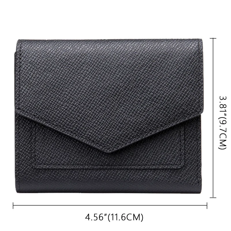 

WESTAL new unisex coin purse leather antimagnetic card holder multi-card position simple first layer leather wallet
