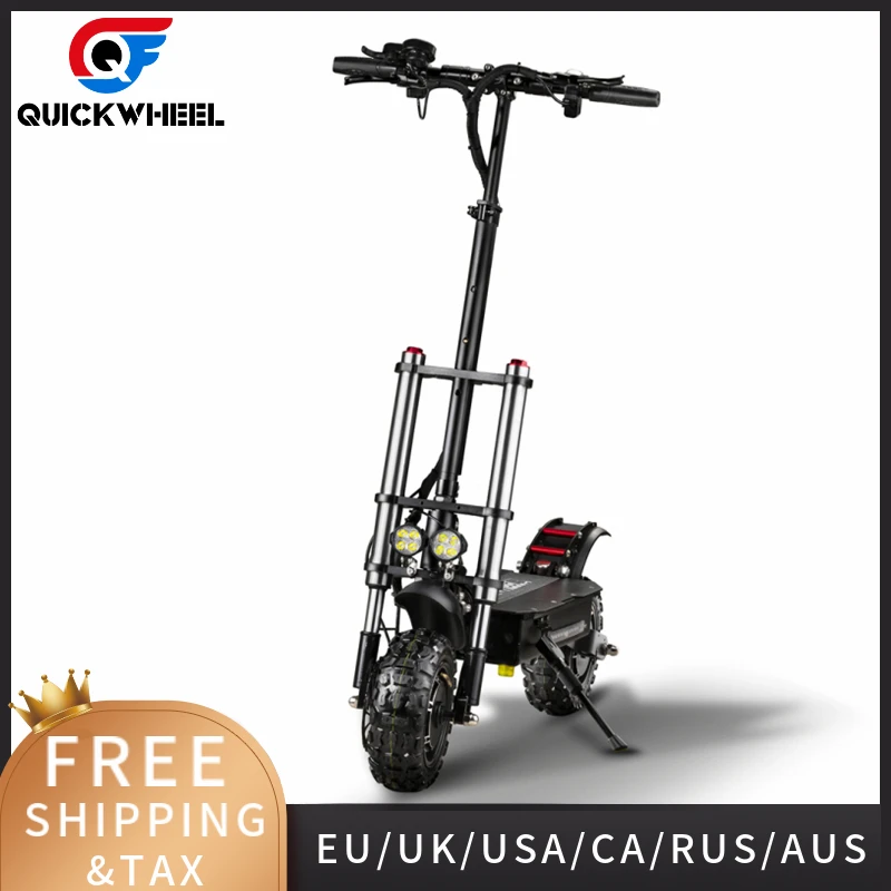 

Electric Scooter Explorers 5600W Motor 63 Miles 11 Inch Air Tires Off Road Powerful Folding Electric Scooters Adults