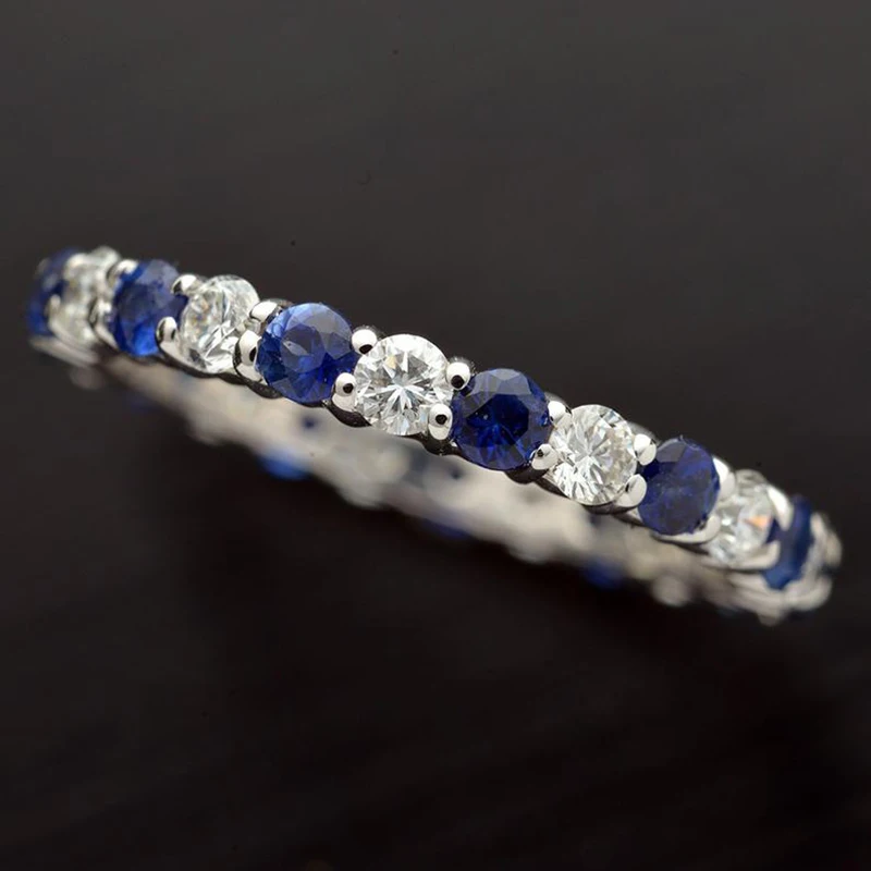 Модное посеребренное двухцветное переплетенное стразы кольцо для женщин и